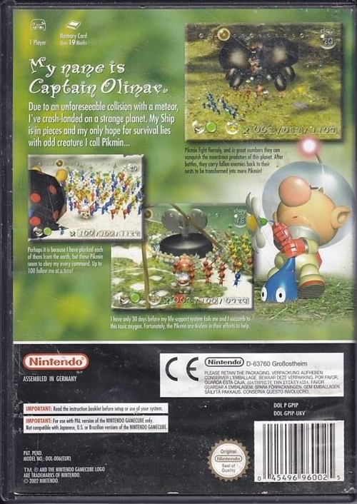 Pikmin - Nintendo GameCube (B Grade) (Genbrug)